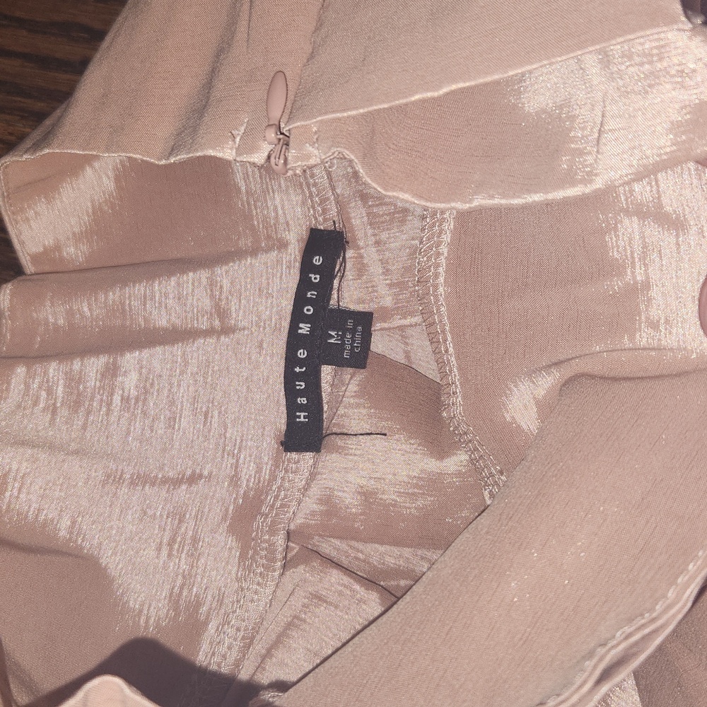 Haute Monde Blush High-Low Skirt - Picture 2 of 7